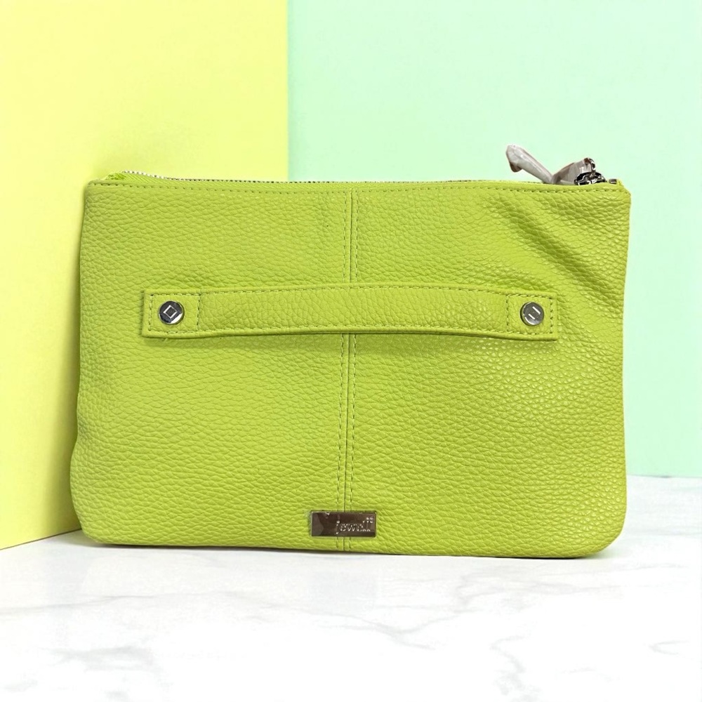 * Thirty One JEWELL Street Style Crossbody / Bag /   Purse - Citrus Lime Pebble